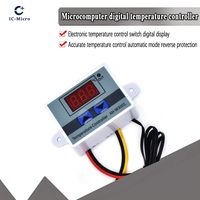10A 12V 24V 110V 220V AC Digital LED Temperature Controller XH-W3001 for Arduino Cooling Heating Switch Thermostat NTC Sensor