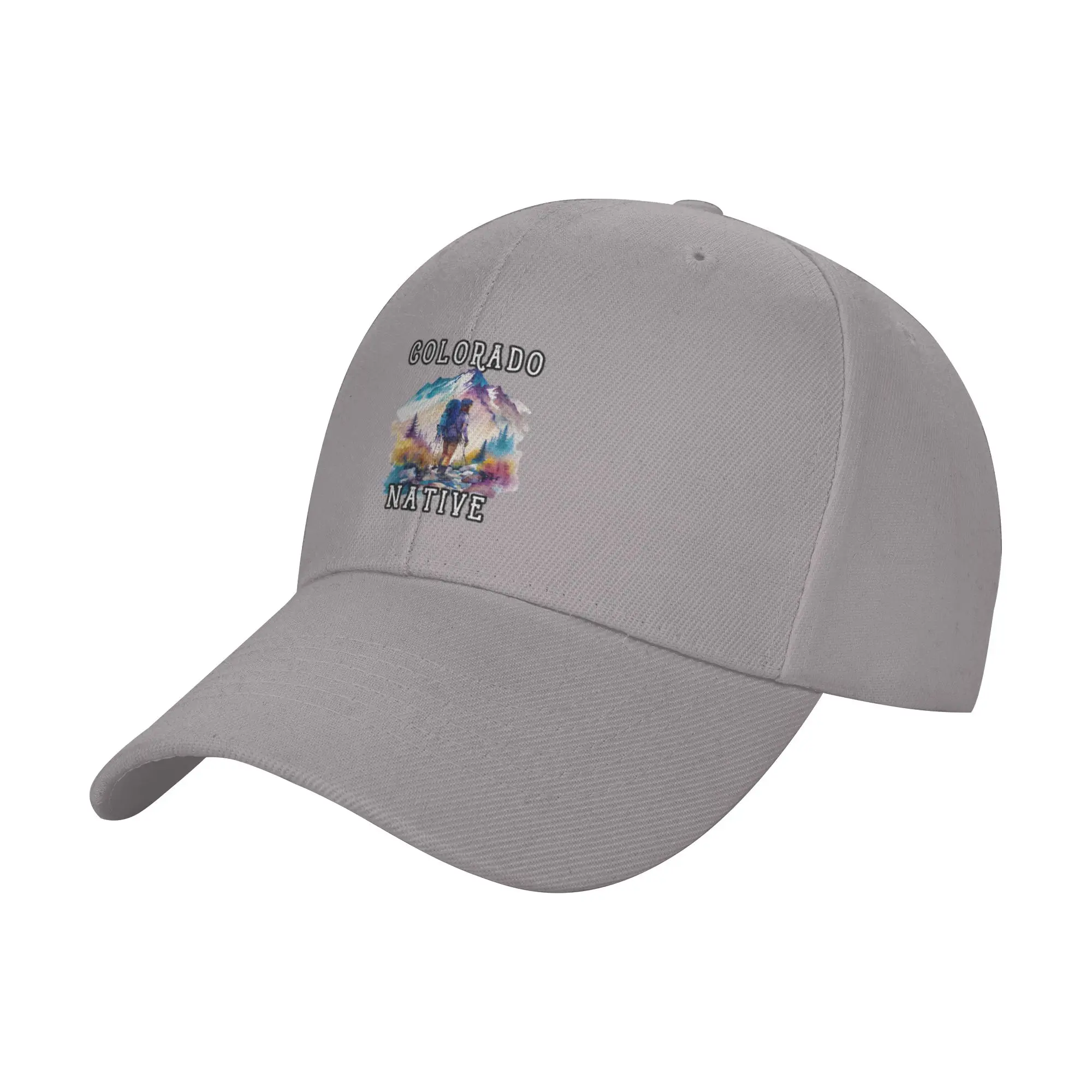 Hot Sale True Colorado Native  Embracing Mountain Majesty Baseball Cap  Outdoor Accessory Sun Visor Cap  Lake Trip Sun Visor Cap