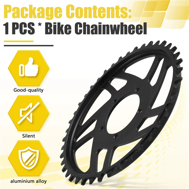 

Ebike Chainwheel 42T Chainring Ebike 42T Chainring Forbafang BBS01B BBS02B BBS01 Forbafang BS02 Mid Drive Motor