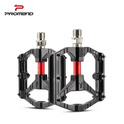 PROMEND MTB Bicycle Pedal Anti-Slip DU Bearing Ultra Light High Strength Pedals Wide Platform Pedals Mountain Bike Accessories