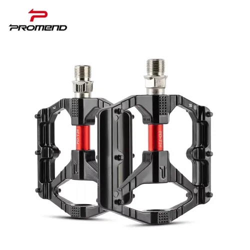 PROMEND-Pedal antideslizante para bicicleta de montaña, rodamiento DU, ultraligero, de alta resistencia, plataforma ancha, accesorios para bicicleta de montaña