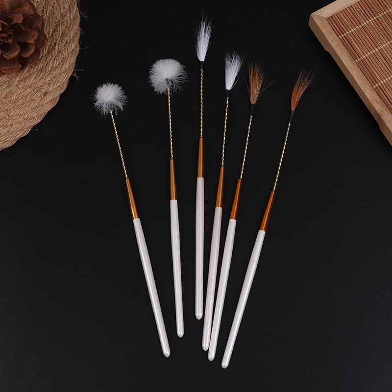 5Pcs Goose Chicken Feather Earpick Wax Remover Curette Ear Dig Tool Spoon Cleaner Stick Ear Dig Tools Ear Care