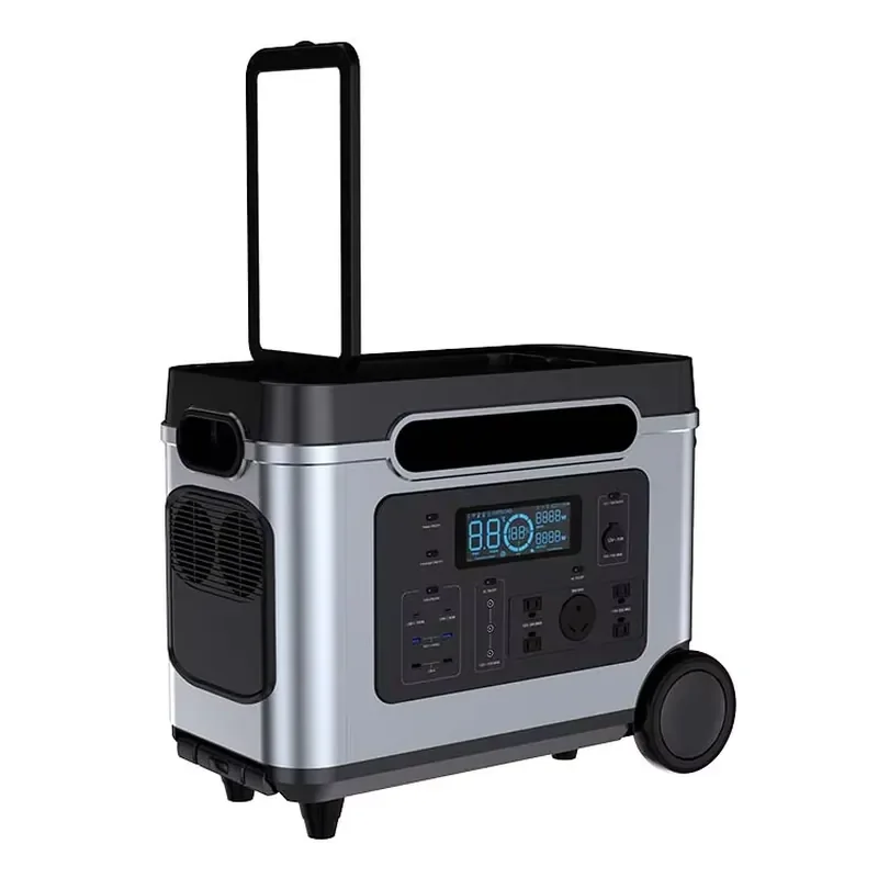 2500W Power Station With Can Be Combined with the Machine. With UPS Function Super Portable Power Station Lifepo4 Fast