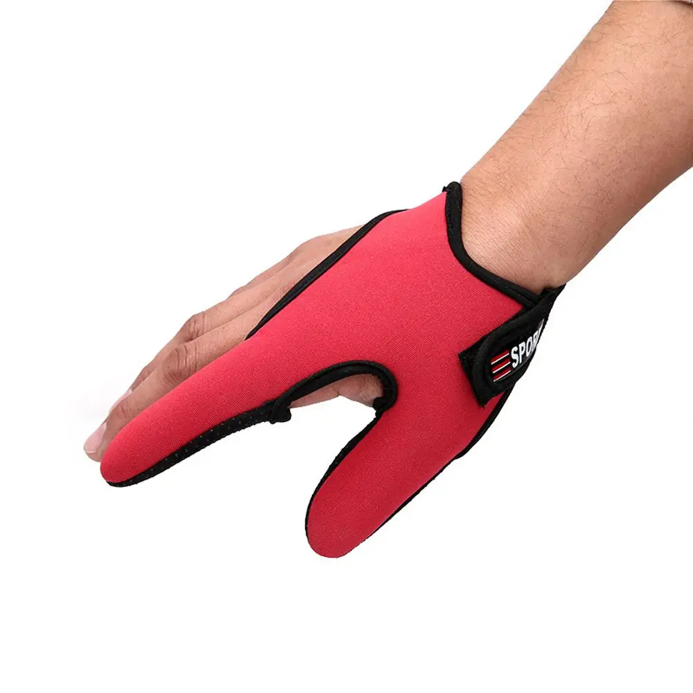 

Tools Supplies Non-Slip Glove Thumb And Index Finger Fishing Gloves Finger Casting Glove Two-finger Gloves 2 Fingers Protector