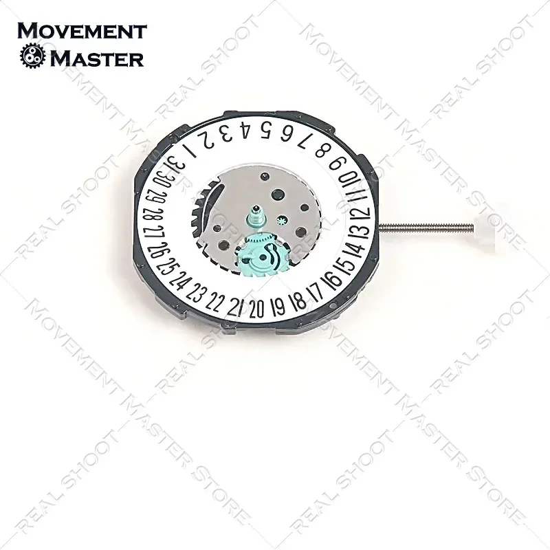 SL28 gerakan kuarsa tanggal pada 3/6 Sunon SL28 gerakan pengganti Cina 3 tangan kalender tanggal aksesoris perbaikan jam