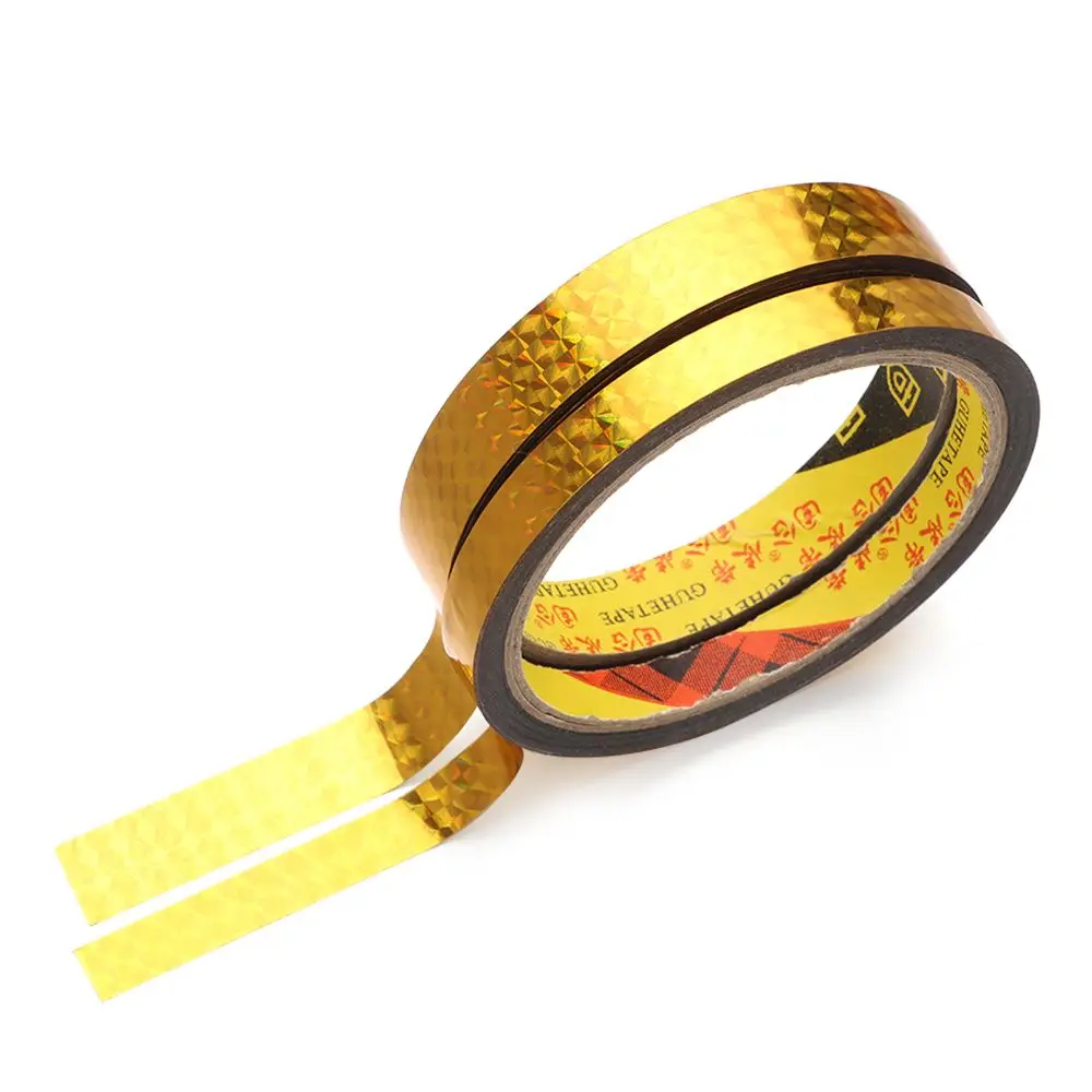 Colorful Kids Scrapbooking Tools Adhesive Sticker Shiny Wrapping Tape Decorative Sticky Stickers Laser Tape