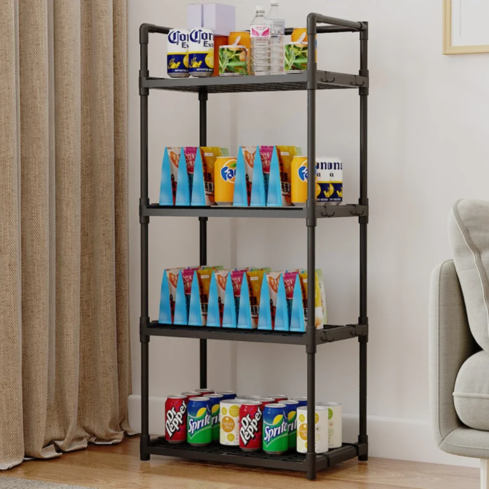 

Kitchen 5-Tier Storage Rack Storages Organizer Next To Toilet Shelf Stackable Bathroom Storage Rack Adjustable Storages Shelf