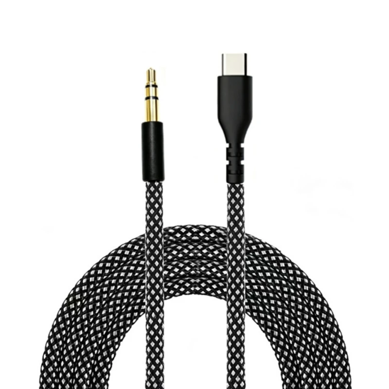 Cable repuesto para auriculares Y1AE USB C a 3,5 mm con chip digital para WH 1000XM5/4/3