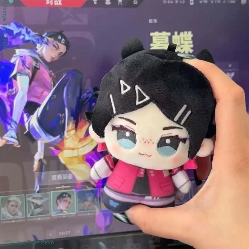 Game VALORANT Figure Plush Toy Jett Clove Sage Omen Neon ISO Gekko Action Figures Cotton Doll Q Version Figure Game Periphery
