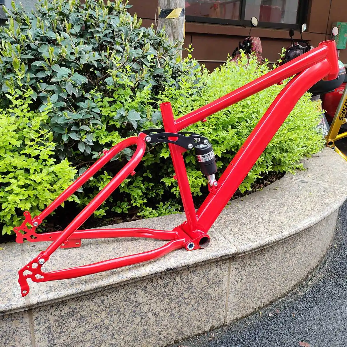 Kalosse Snow Bikes 26X4.0 Inches Full Suspension Fat Bike Frame Beach Bicycle Frames