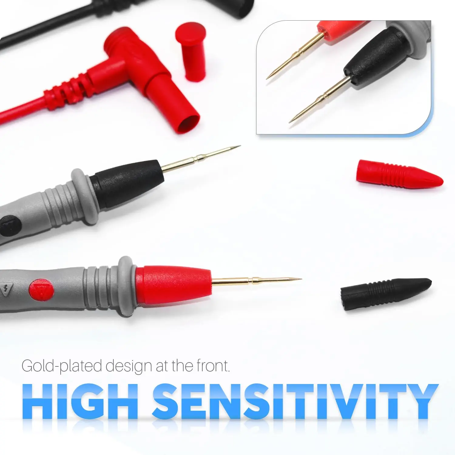 Multifunction Multimeter Pen Cable Alligator Clip Test Clip Capacitor Clip Accessories Set Multimeter Pen