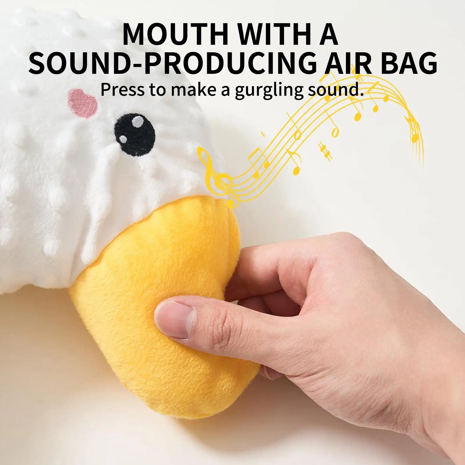 Patting Warmth Soother Pillow Calmings Stuffed Animal Doll Baby Sleep Aid With Gentle Vibration For New born Nurserys Car Seat