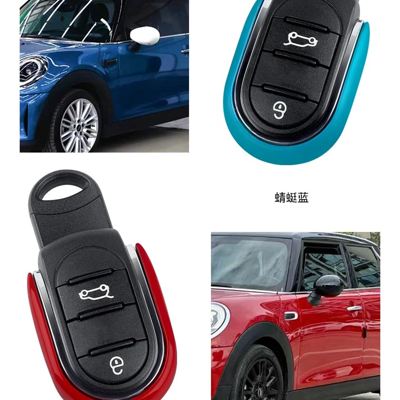 Metal Car Key Case Cover Protection Shell Remote Fob Holder For Mini Cooper F56 F55 F54 F57 F60 Clubman Countryman Accessories view 6
