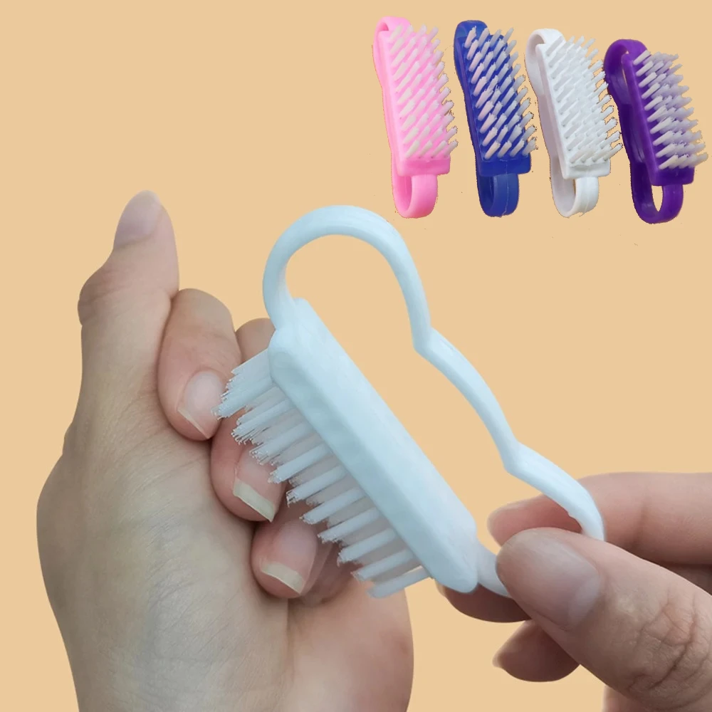 

10Pcs Professional Nail Cleaning Brush Set Multi-color Powder Soft Horns Shape Nail Dust Brushes Cleaner Manicure Care Tools