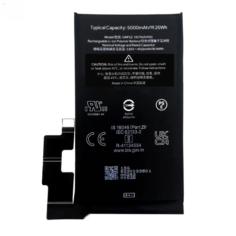 GMF5Z Battery 3.85V 5000mAh for Google Pixel 7 Pro Mobile Phone High Quality Replacement Battery