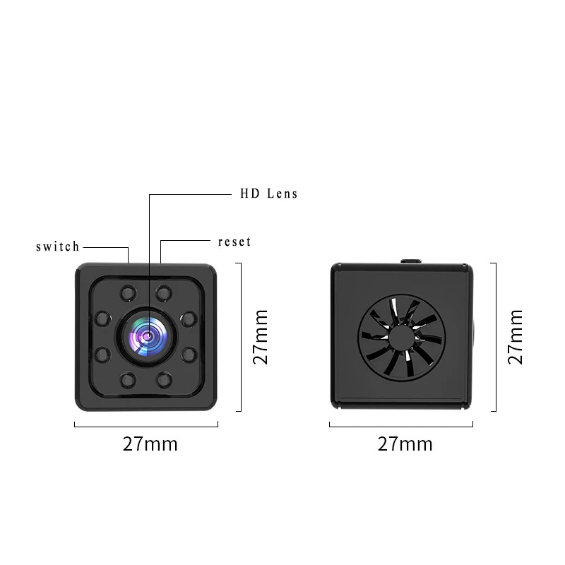 Imagem -03 - Mini Câmera Wifi 1080p hd ip Câmera de Segurança em Casa Magnética sem Fio Mini Camcorder Micro Câmera de Vigilância de Vídeo Visão Noturna