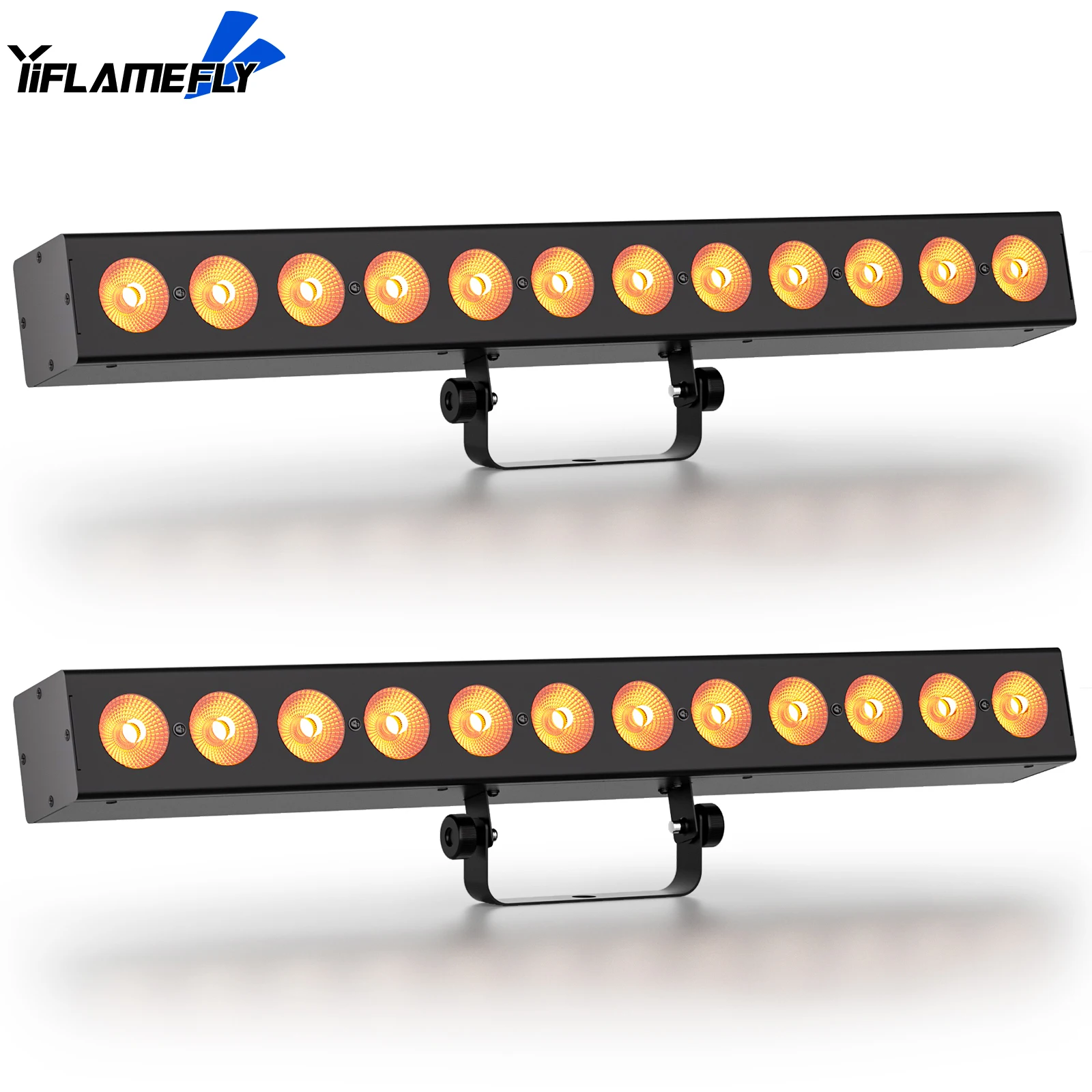 

Yiflamefly 2 шт., 120 Вт, 12 светодиодов, настенный светильник DMX512, 10-канальный светодиодный настенный светильник для сцены, настенный светильник, бар для DJ-паба, концертной вечеринки