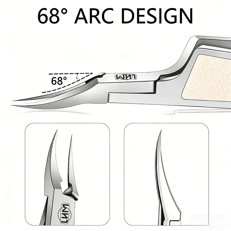 Stainless Steel Nail Clippers, Suitable for Handling Embedded and Thick Toenails, Nail Clippers Designed for the Elderly view 4