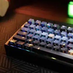 JKDKeys  Starry Sky Space Element Side Light OEM Profile 68 75 84 87 104 80,Customized Mechanical Keyboard Keycaps