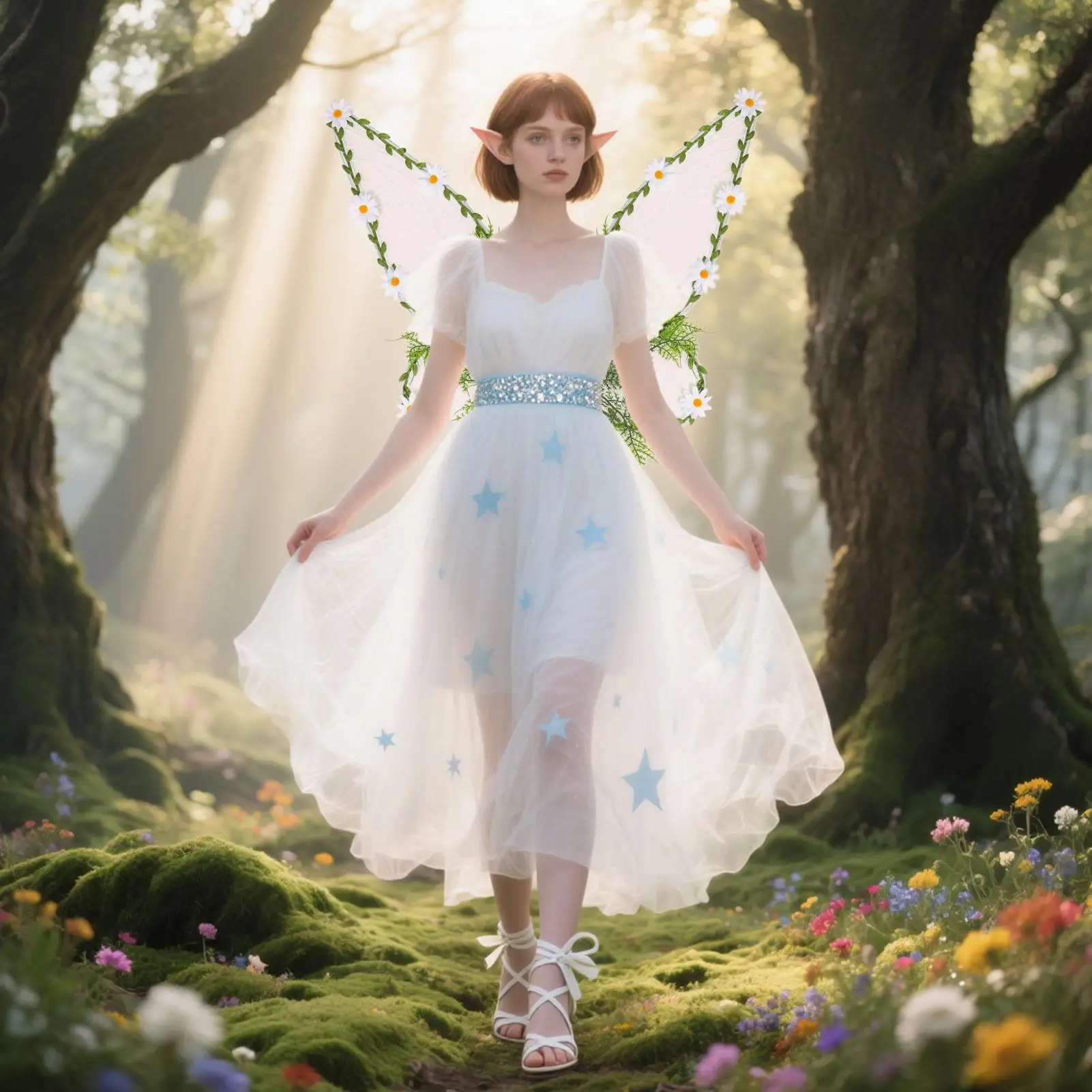 Fairy Wings Adult Women Fairy Costume With Vines Women's Costume For Pride Festival Cosplay Party Holiday Garden Makeup - Image 4