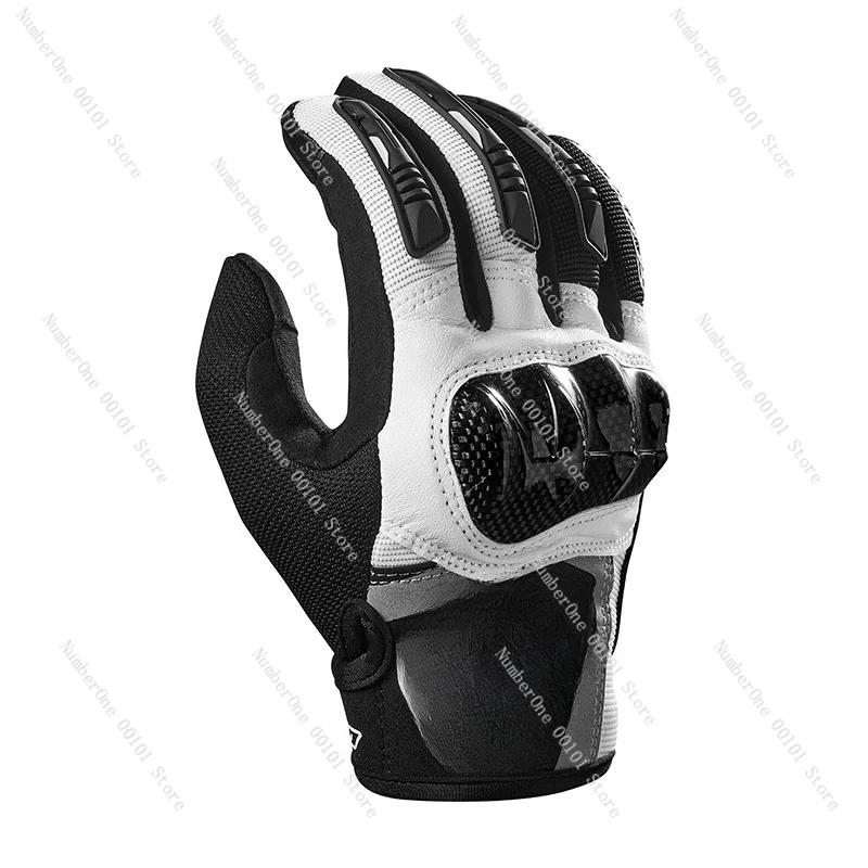 

Cycling gloves motorcycle summer breathable touch screen men's locomotive carbon fiber equipment women's four seasons off-road