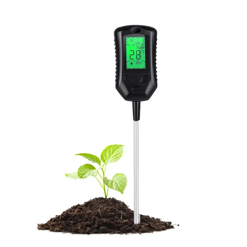 

Digital Soil Moisture Probe Soil Moisture Probe For Plants PH Monitor Indoor Plants Water Meter Digital Soil Test Probe Accurate