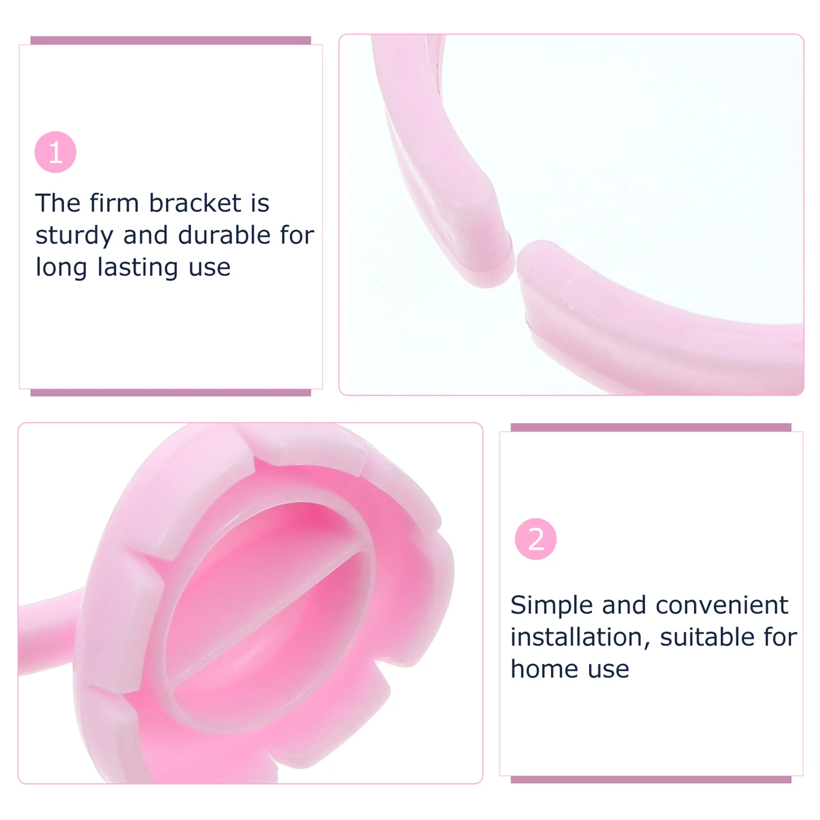 

100Pcs Lash Ring Cups Professional Eyelash Extension Holder Convenient Makeup Tool Durable Pigment Cup Lash Glue Holder