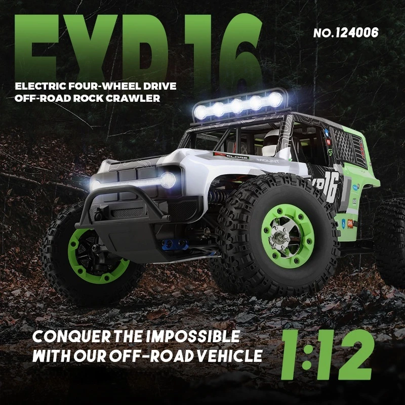 

WLtoys 1/12 RC 4WD Rock Crawler — профессиональная высокоскоростная модель внедорожного гоночного автомобиля 12400