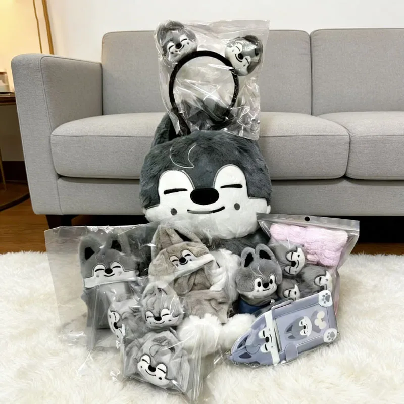 NEW 50cm 10pcs Kpop Skzoo plush toy Wolf Kawai Cartoon stuffed animal plush doll Large size sleep pillow collection gift
