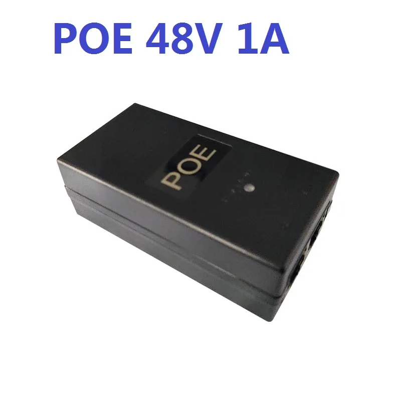 

24V1A & 48V 1A Desktop POE Switch POE extender POE Power Injector Ethernet Adapter Surveillance for IP Camera Power Supply