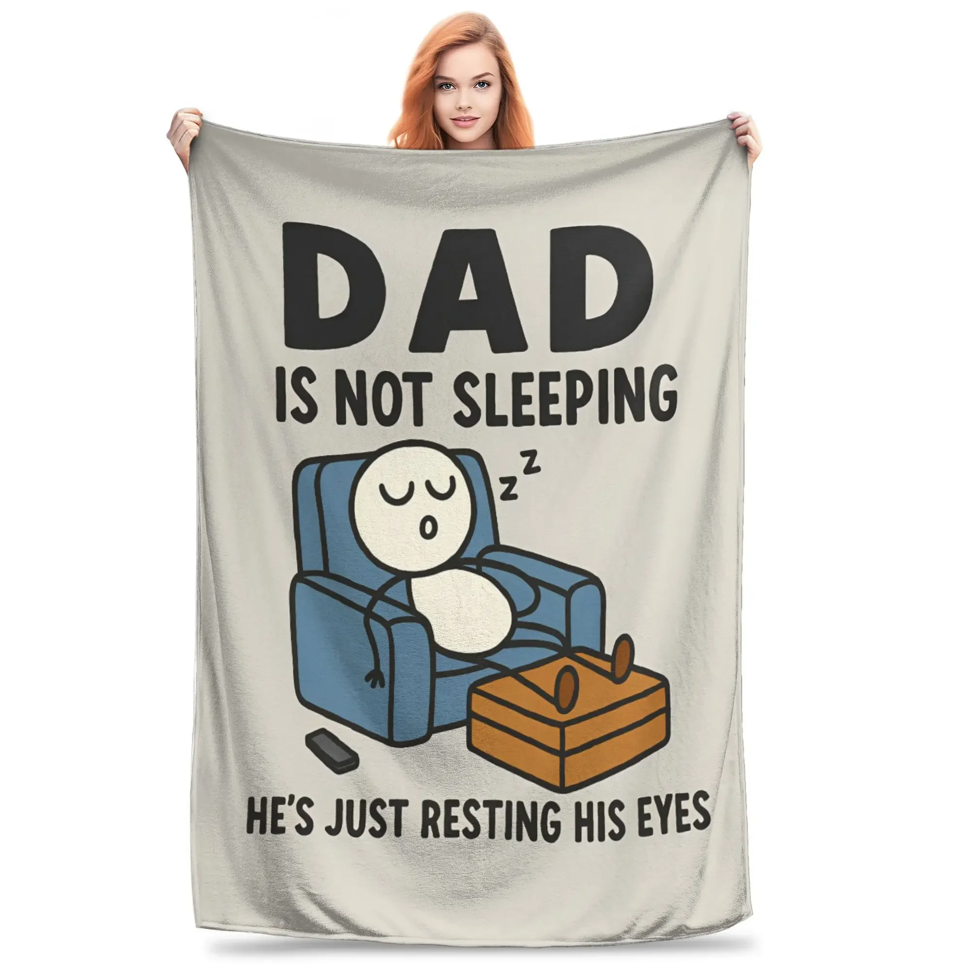 

Забавные подарки на день отца для папы от дочки, сына, жены, супермягкое фланелевое одеяло для зимнего постельного белья