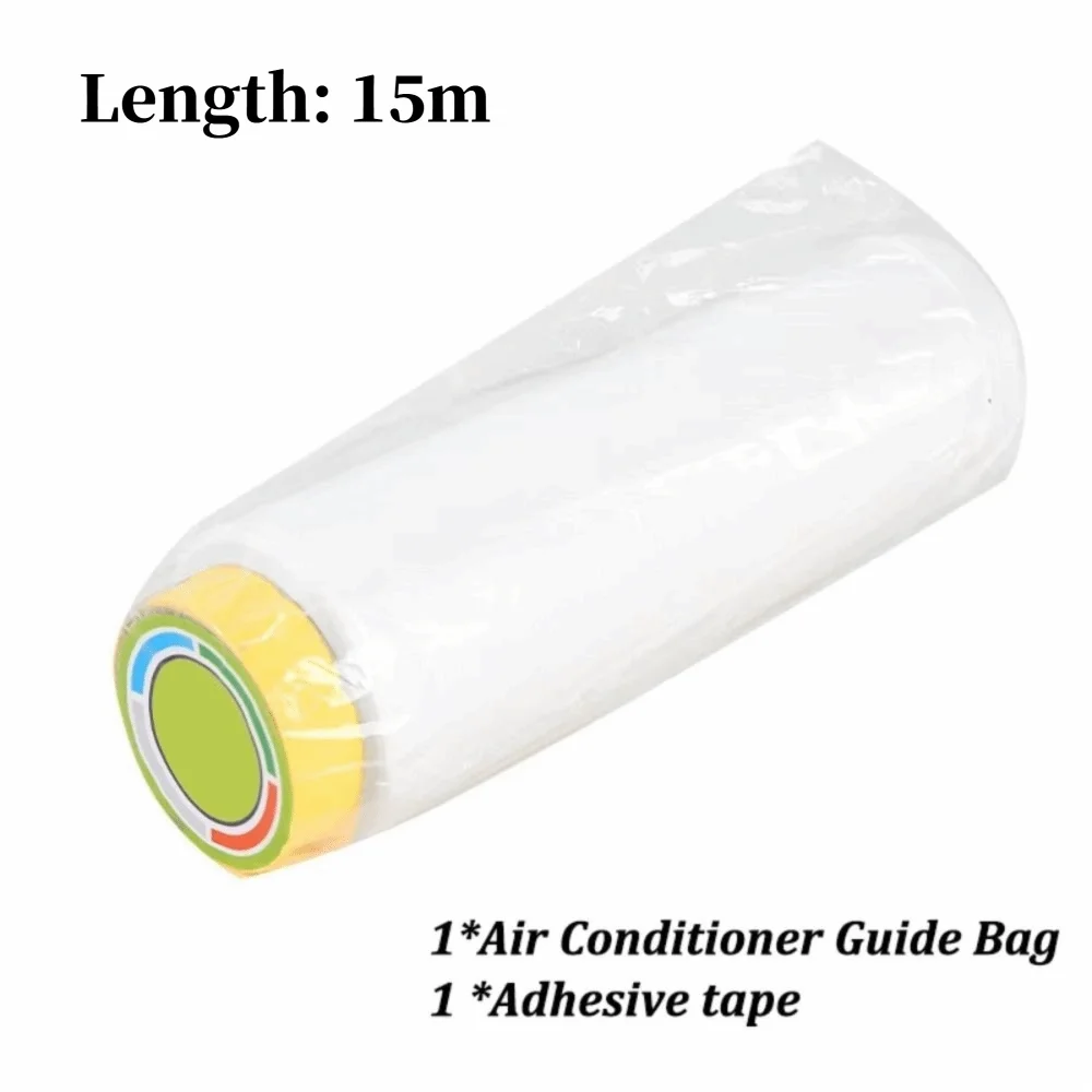 8/10/15/20M Air Conditioner Extended Bag Flexible Plastic Air Conditioner Blowing Guide Summer Cooling Wind Duct Bag