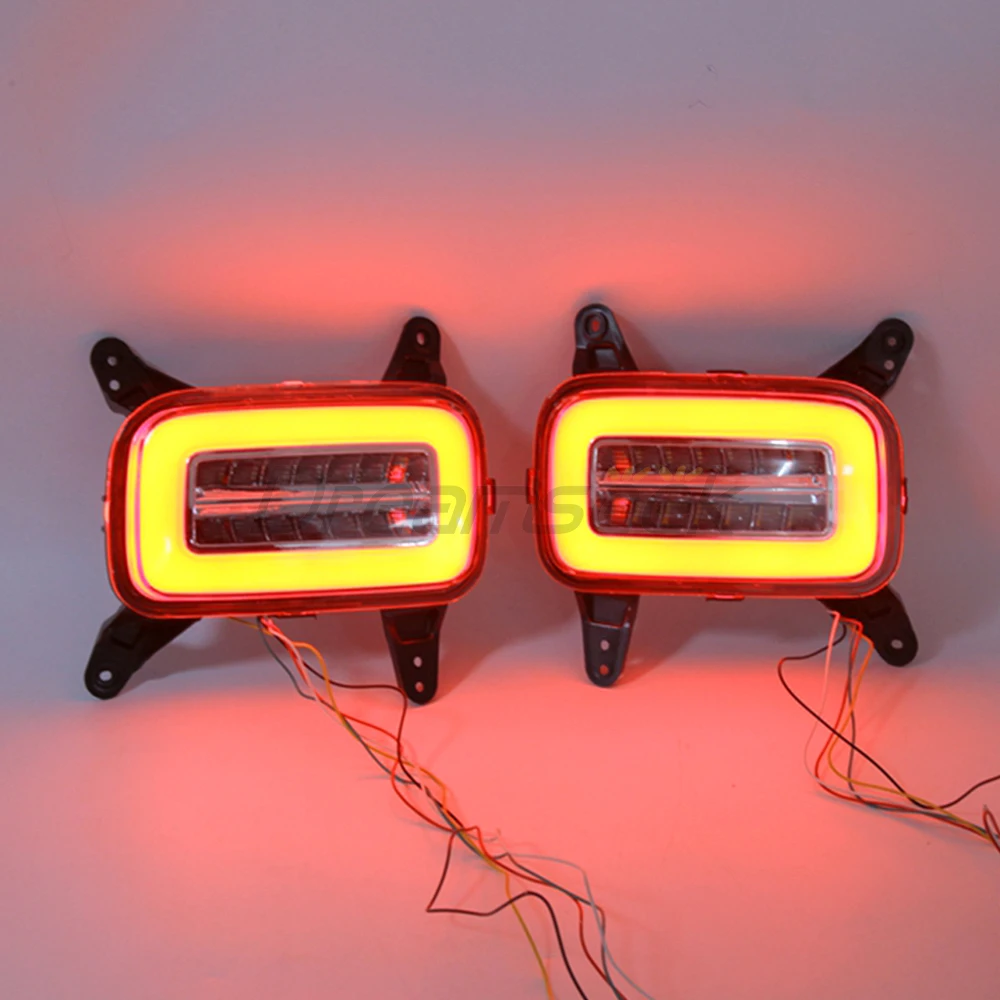 LED Rear Bumper Tail Light for Hyundai Venue QX 2020+ Brake Turn Signal Lamp Reverse Dynamic Indicator Driving Blinker Fog Lamp