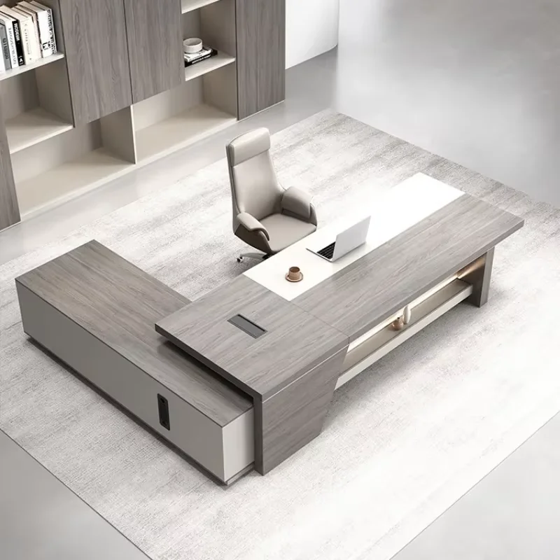 Meja Kantor Desainer dengan La - Gaming Accessories Storage ulasan dan harga