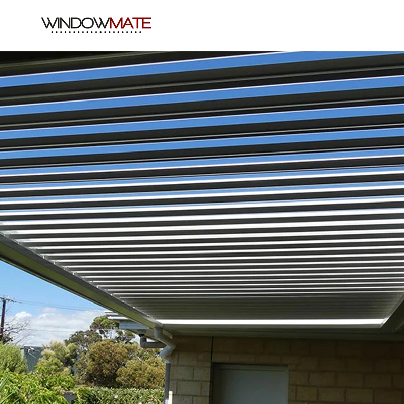 Louver Roof Aluminum Providing Sunshade Weather Protection Outdoor