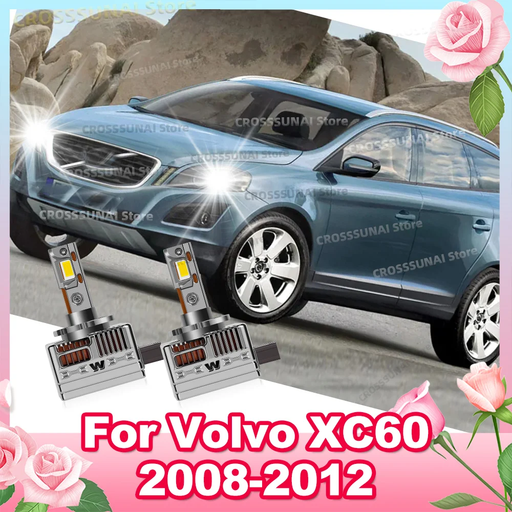 

Led Car Headlight Canbus HID Bulb 1:1 Turbo Lamp Auto Light 6000K For Volvo XC60 2008 2009 2010 2011 2012