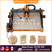 ACMER ASCARVA 4S CNC Router Machine With 70W Spindle Carving 0.01mm Cutting Machine 3 Axis Milling for Wood Plastic Acrylic