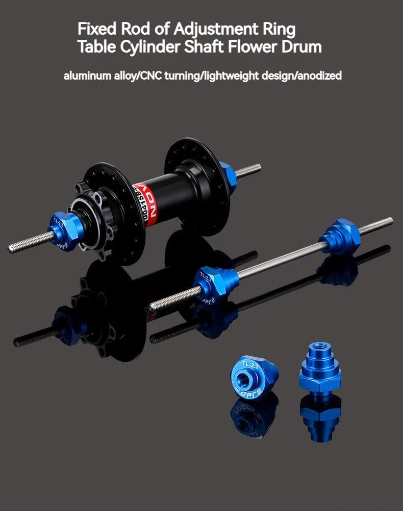 TOOPRE 12/15/20mm Zylinder Welle Nabe Befestigungsstange Werkzeug Fahrrad Ring Einstellung Tisch Barrel Welle Konverter Rad Set – Detail 1