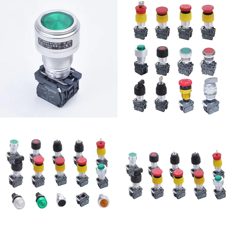 

Взрывозащищенная кнопка управления со светодиодной подсветкой, 230В, зеленая, для опасных зон, сертифицирована ATEX, IP65, промышленное управление