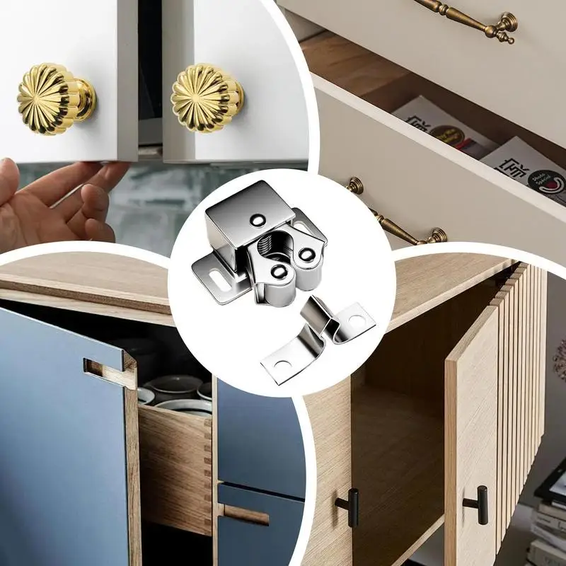 Magnetischer Schrankriegel, leistungsstarke Magnete für Schranktüren, robuste Magnetverschluss-Hardware, Türschnäpper für Heimstudio