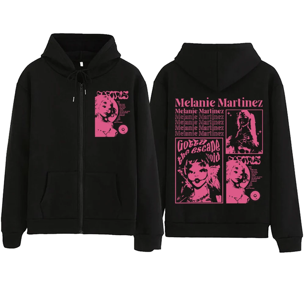 

Melanie Martinez The Trilogy Tour Zipper Hoodie Harajuku Pullover Tops Sweatshirt Streetwear