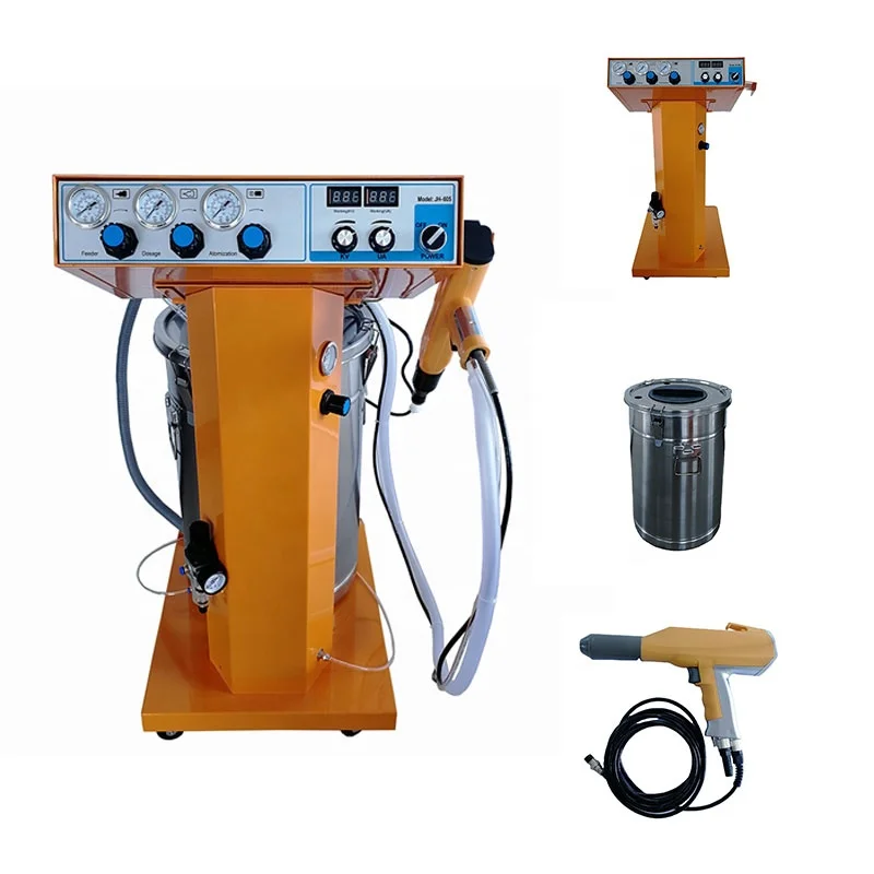 

HotElectrostatic Powder Coating Machine Paint Equipment System Powder Coating Guns for Metal Substrate JH-605