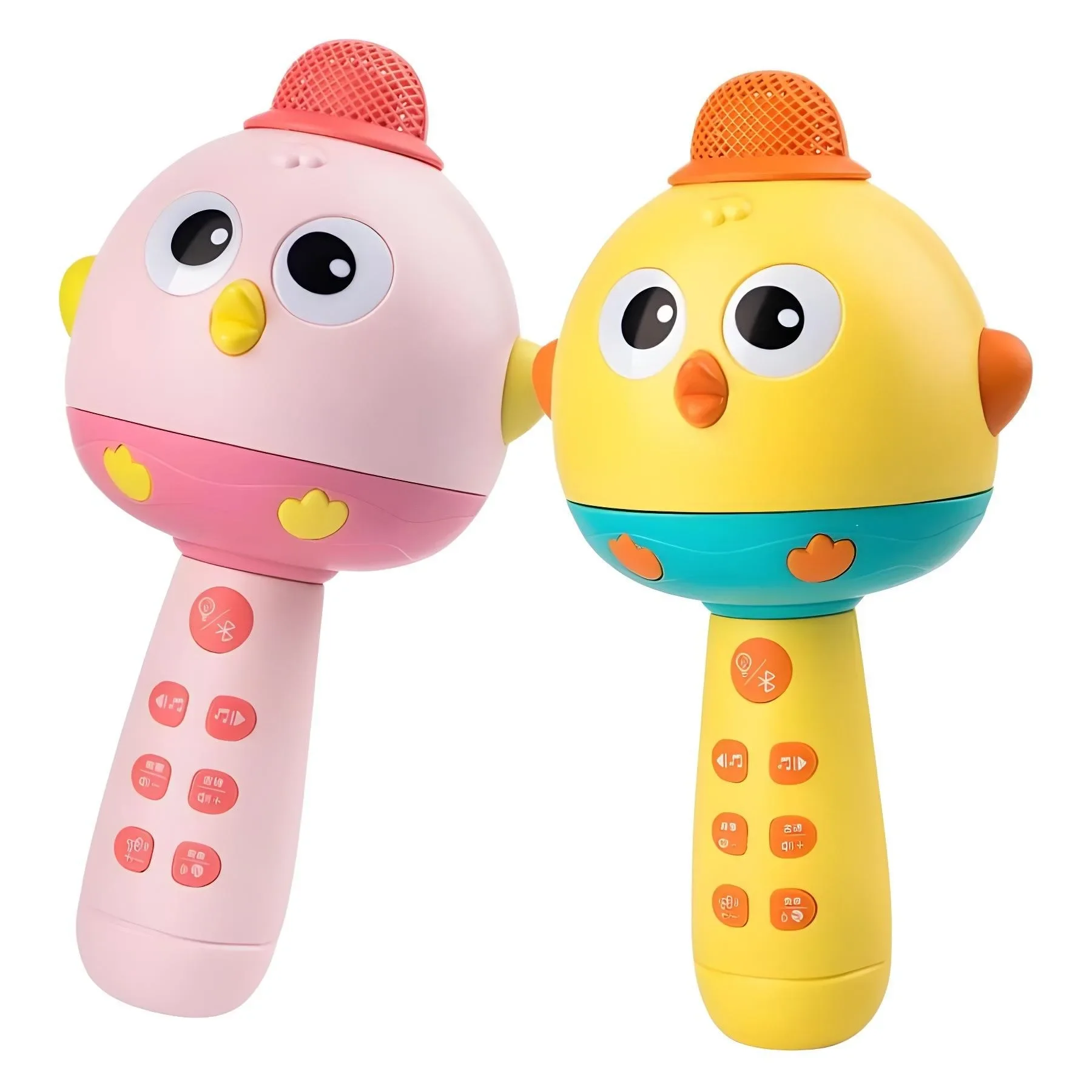 

Children's cute chicken early education educational microphone speaker integrated microphone charging baby karaoke music toy