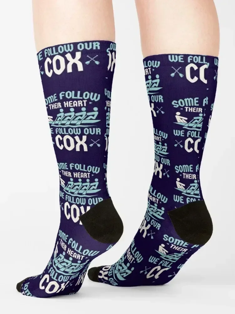 Rowing Crew Some Follow Their Heart We Follow Our Cox Socks gifts luxury cotton Mens Socks Women's