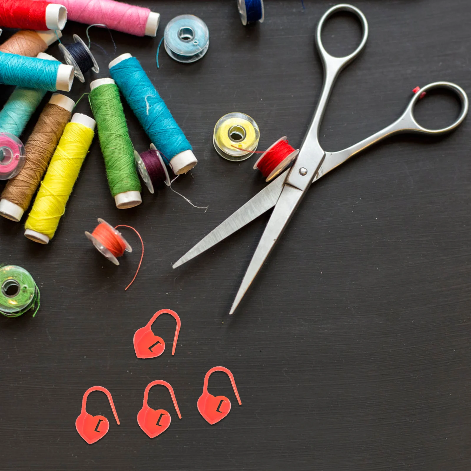 

100 pcs Anti-Solution Small Pin Plastic Knitting Crochet Markers For Sweater Hat Scarf Gloves Stitch Holders Knitting Supply