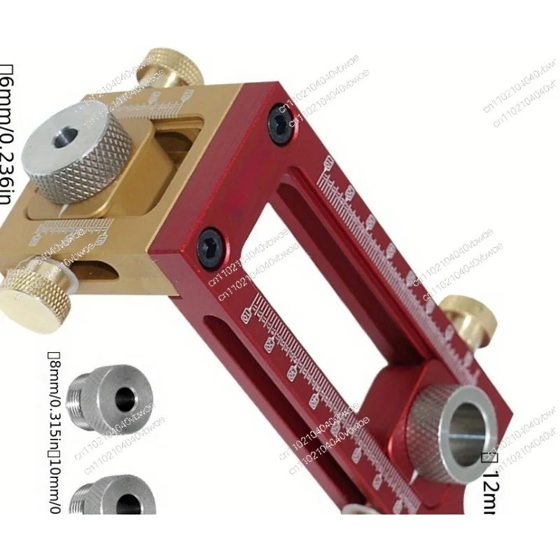 Red and gold two-in-one positioner, baby bed, cross oblique flat head punch