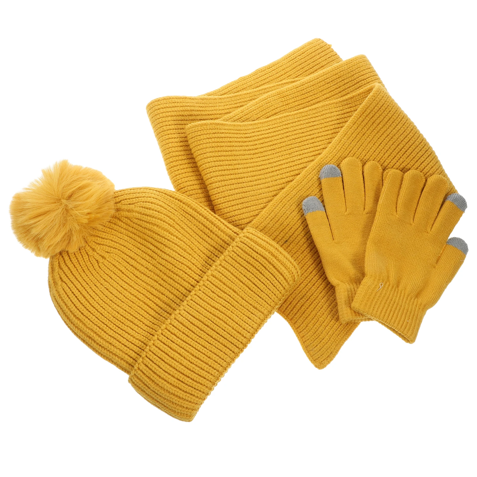 

Touch Screen Gloves Women for Cold Weather Scarf and Thermal Warm Winter Tubular Touchscreen