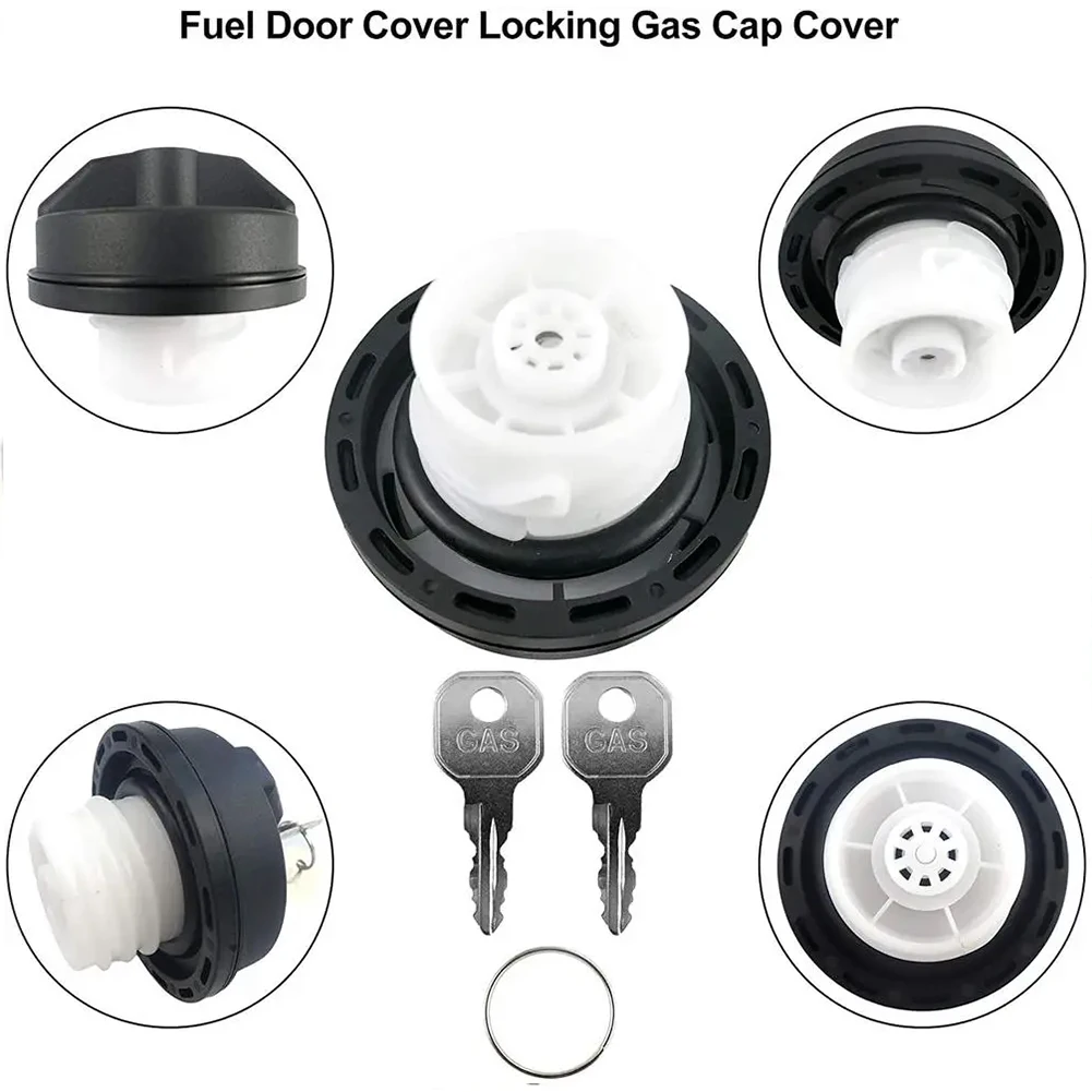 Fuel Tank Cap With Key Durable Gas Petrol Locking Caps Locks for Jeep Wrangler Cherokee Grand Cheroke Dodge Challenger Ram