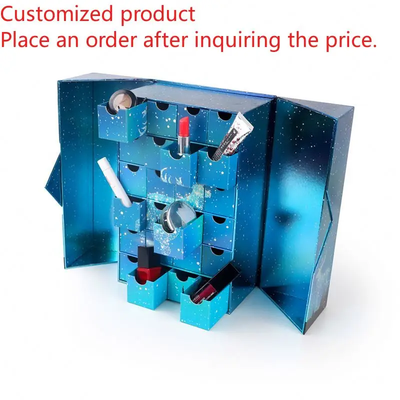 

Customization.Wholesale Custom a Empty Advent Calendar Gift Box Advent Calendar Cardboard Box