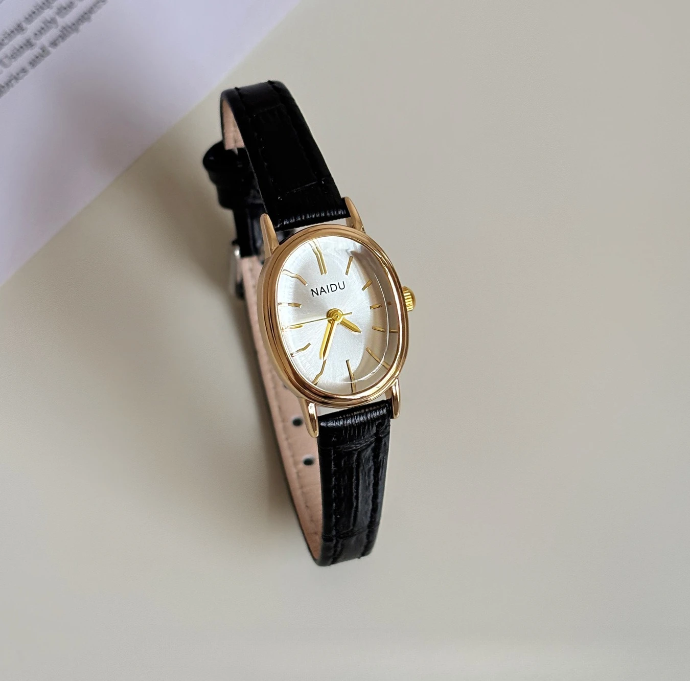 

Кварцевые женские часы с овальным циферблатом в минималистичном ретро-корейском стиле, маленький циферблат, наручные часы для женщин, Relogio Feminino, ساعات